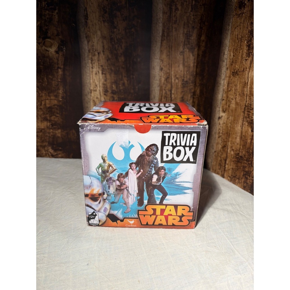 Star Wars Trivia Box Game Cardinal Industries Disney 100s of Questions 18802